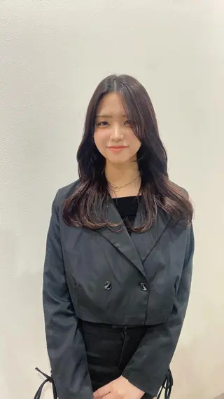セミロング 韓国風hair💕 Kanonのヘアスタイル