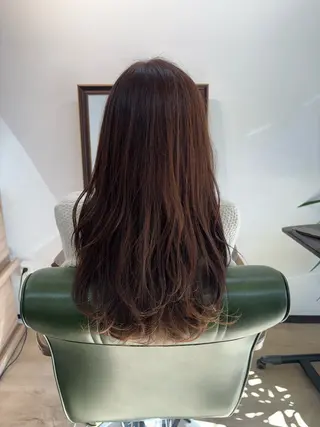 ロング 鈴木 優奈のヘアスタイル