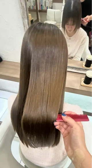 ロング 縮毛矯正/髪質改善/ 艶髪ササキナツミのヘアスタイル