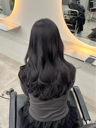 セミロング カラー RENOレイヤー/ベ ージュtoyokaのヘアスタイル
