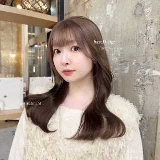 ロング rio¦ブラウン¦暗 髪¦縮毛矯正🌙のヘアスタイル