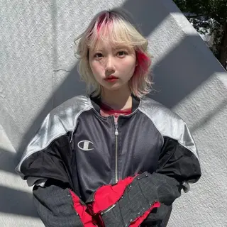 ミディアム カラー ミルクティーブラウン 名古屋/フウトのヘアスタイル