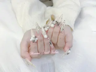 ネイル MoMoA Nail ネイル長さ出し専門店のネイルデザイン
