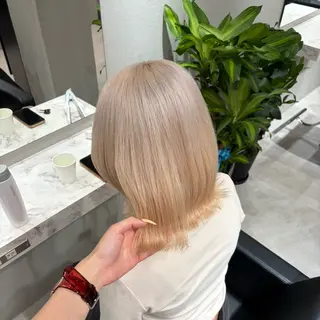 カラー 透明感カラー/立川 ハイトーンきっか🍀のヘアスタイル