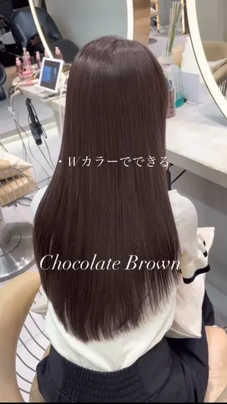 ロング カラー あいり／艶髪 、透明感カラー🩶のヘアスタイル