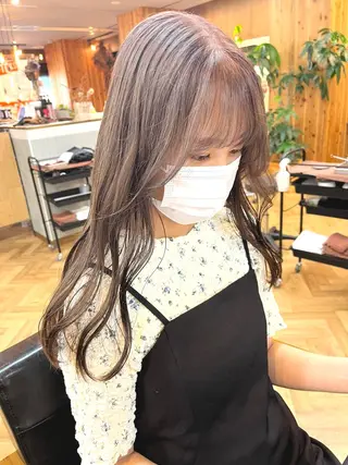 ロング カラー ena/ブリーチなし 透明感・レイヤー🎀のヘアスタイル
