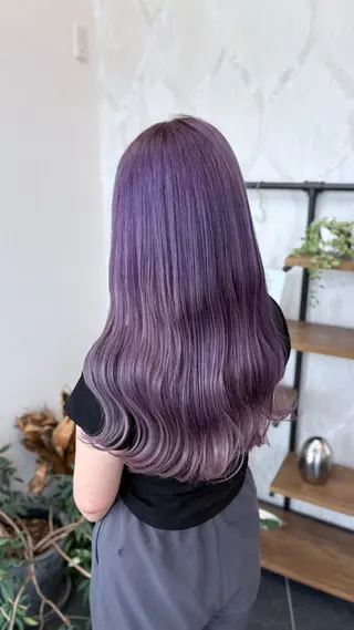 ロング カラー カットモデル✂️ ゆうかのヘアスタイル