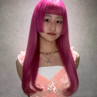ロング カラー メイ ☪️のヘアスタイル