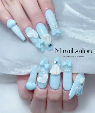 ネイル M🌷nail 長さだし専門店のネイルデザイン
