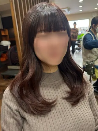 ロング 丹 由佳のヘアスタイル
