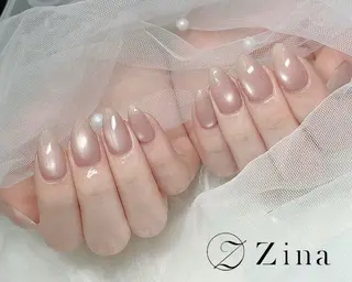 ミディアム 自爪育成/zina/ KIMIのネイルデザイン