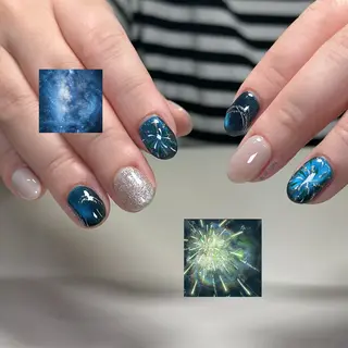 ネイル BLUE CORAのネイルデザイン