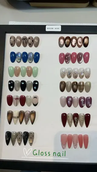 ネイル miho🍎 Gloss nailのネイルデザイン