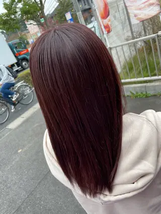 セミロング カラー JowA✂︎ 目片夏実のヘアスタイル