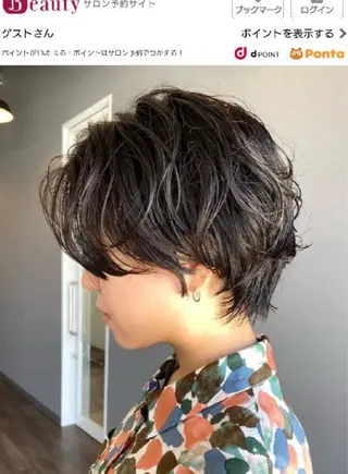 ショート パーマ PIS/ NAHOのヘアスタイル