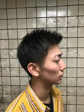 ショート メンズ HIRO GINZA 銀座一丁目店のヘアスタイル