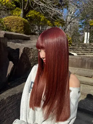 カラー 高橋 聖愛のヘアスタイル