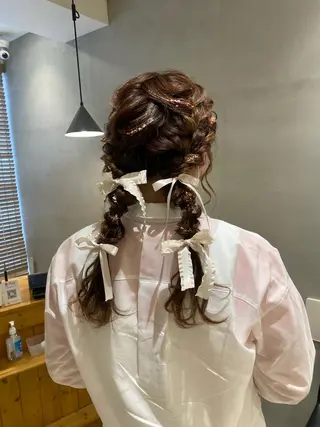 ロング ヘアアレンジ yuu/髪質改善 カラー🌛のヘアスタイル
