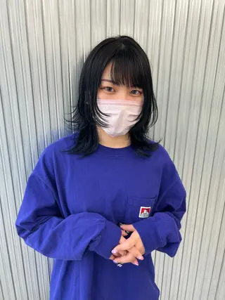 ミディアム 小倉 浩士のヘアスタイル