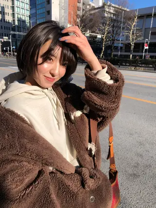 ショート すきバサミを使わない カット✂️✨郡司泰之のヘアスタイル