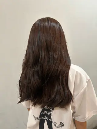 セミロング ユウヒ <レイヤー·パーマ>のヘアスタイル