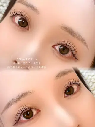 マツエク・マツパ F room UMEDAのマツエク・マツパデザイン