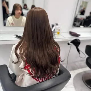 ロング カラー ヘアアレンジ 透け上品ハイトーン 職人ゆうと🤍のヘアスタイル