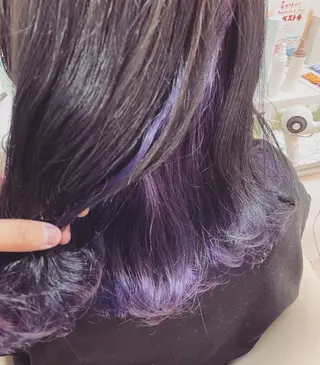 カラー おん眉美容師eMu✄ yuka‪🤍のヘアスタイル