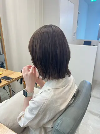 ミディアム yu koのヘアスタイル