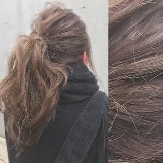 ミディアム カラー 上條 航平のヘアスタイル