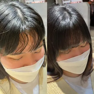 ミディアム ヘアアレンジ むらたねね🌻 艶髪🫧韓国ヘアのヘアスタイル