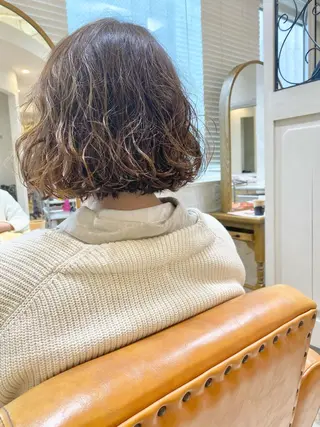 ショート パーマ 🌸Bob🌸 市井友佳子のヘアスタイル