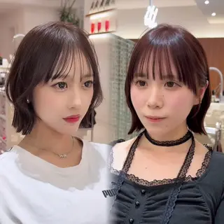 ショート カラー 【渋谷】ボブ・ レイヤーボブ特化✂︎のヘアスタイル