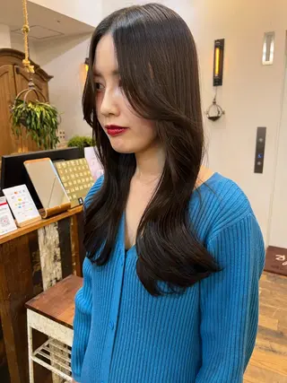 ロング カラー 抜きっぱなしブロンド /ハイトーン/カナタのヘアスタイル