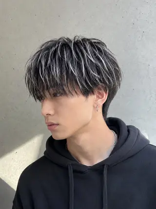 ショート カラー メンズ 🔮メンズ縮毛矯正 メンズパーマ💎竹永のヘアスタイル