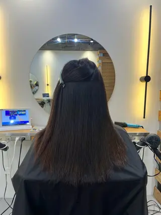 ロング 冨田 悠稀/ 髪質改善縮毛&カラーのヘアスタイル