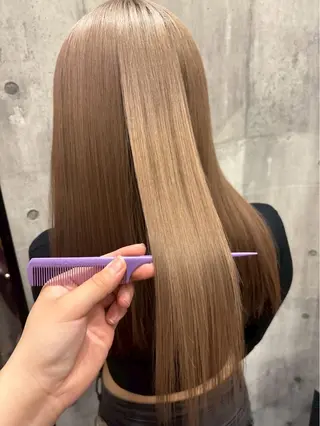 ロング 山本 龍亜のヘアスタイル