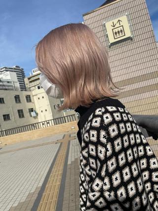 カラー デザインカラー／ 梶本 乃梨叶のヘアスタイル