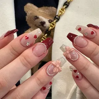 ネイル Lee Nails チップ長さだし専門店のネイルデザイン