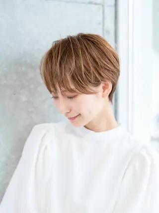 ショート カラー パーマ支持率No.1 店長❤️🔥安成弾のヘアスタイル