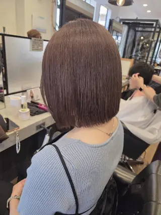 ミディアム カラー 関口 友菜のヘアスタイル