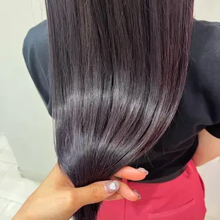 ロング クルミ🤍推し活 🎀ピンクカラーのヘアスタイル
