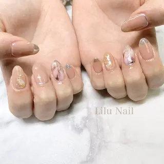 ネイル モチの良さ◉ フィルインネイル♡のネイルデザイン
