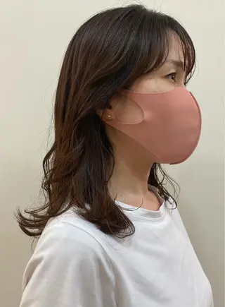 ミディアム Sea by LUVISM アヤノのヘアスタイル