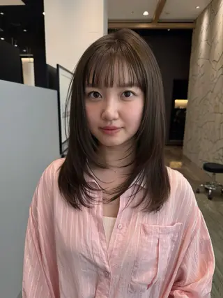 ミディアム ♡ktwoかな /透明感カラーのヘアスタイル