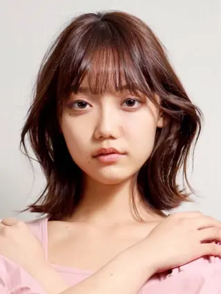 ミディアム 秋葉 一郎のヘアスタイル
