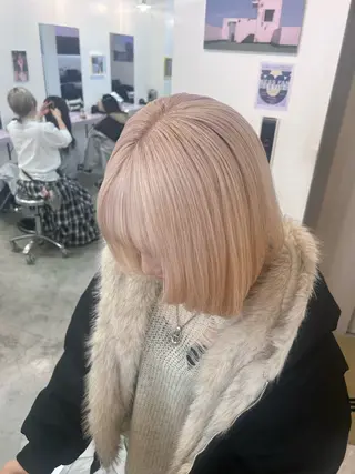 セミロング カラー 瑠莉🪩 薬院/天神南/今泉のヘアスタイル