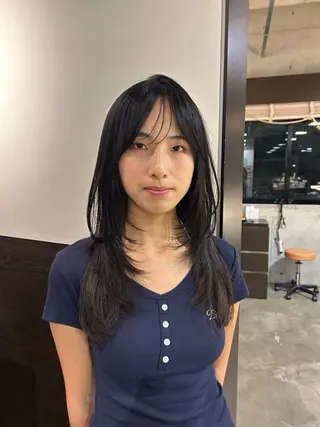 ロング レイヤー✨パーマ 🌙 nanacoのヘアスタイル
