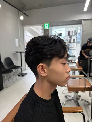 パーマ メンズ 下北沢メンズパーマ 特化園田　楓莉のヘアスタイル