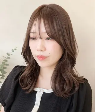 ミディアム yukii しまむら のぞみのヘアスタイル